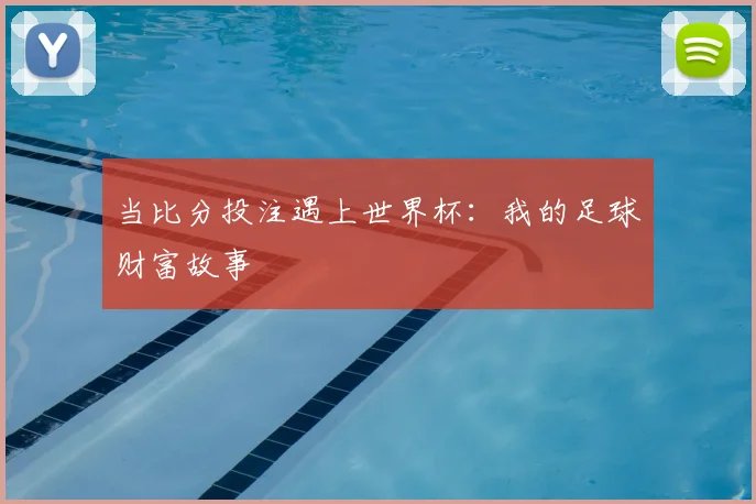 当比分投注遇上世界杯：我的足球财富故事